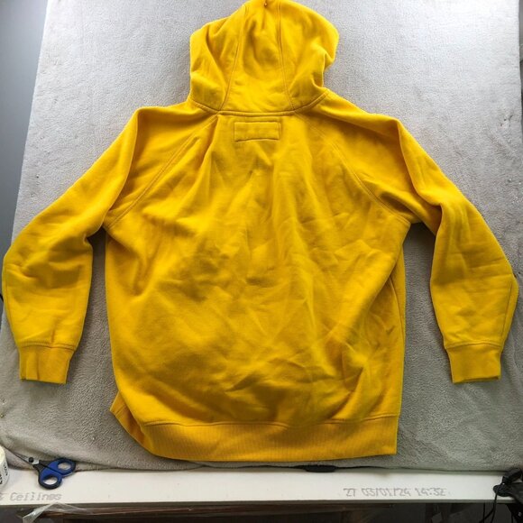 Golden State Warriors Men's Hoodie Jacket Size XL Full Zip NBA Yellow - Picture 10 of 10
